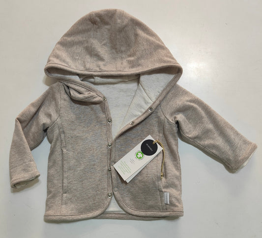 Jacket neonato in cotone organico bicolore reversibile